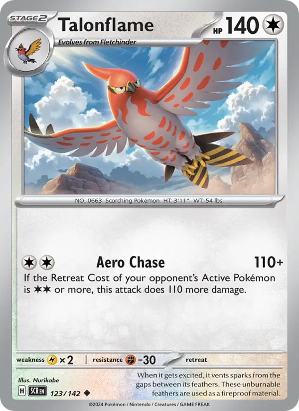 Talonflame (Stellar Crown #123/142)