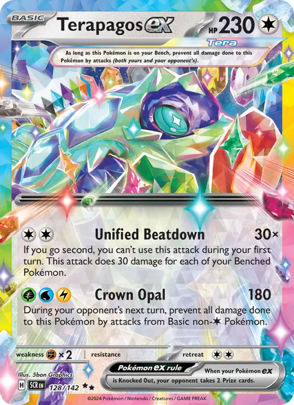 Terapagos ex (Stellar Crown #128/142)
