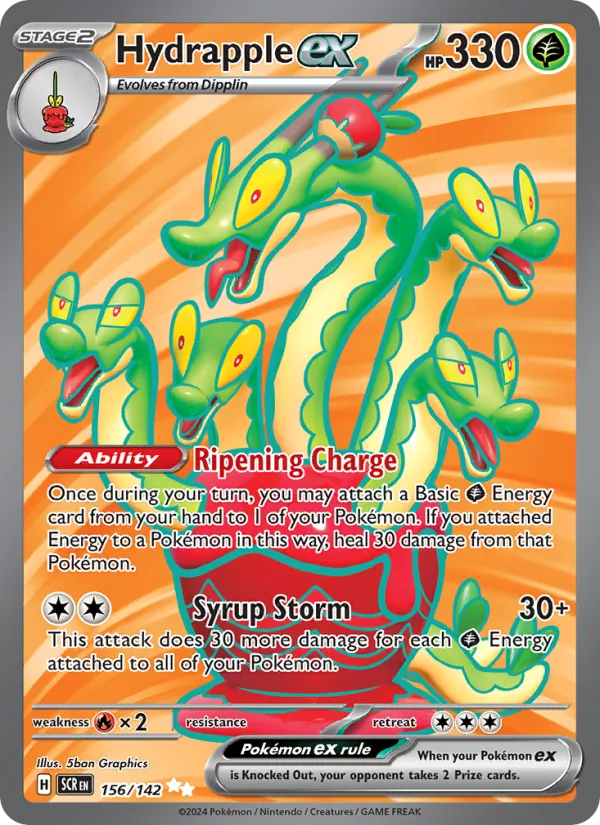 Hydrapple ex (Stellar Crown #156/142)