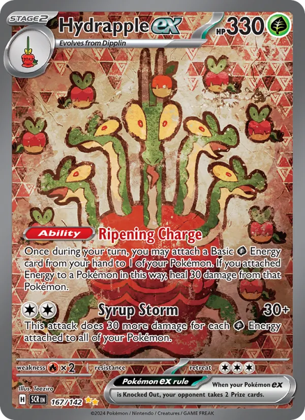Hydrapple ex (Stellar Crown #167/142)