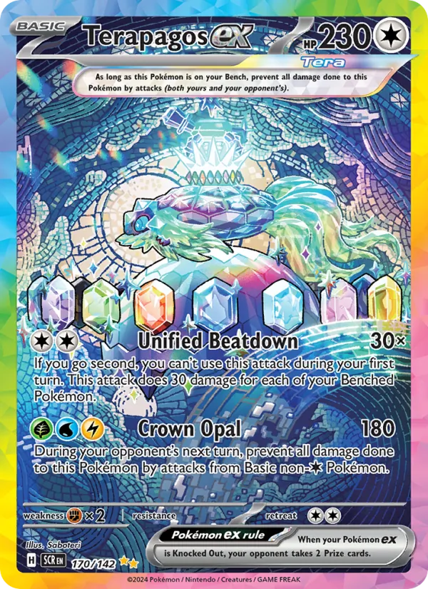 Terapagos ex (Stellar Crown #170/142)