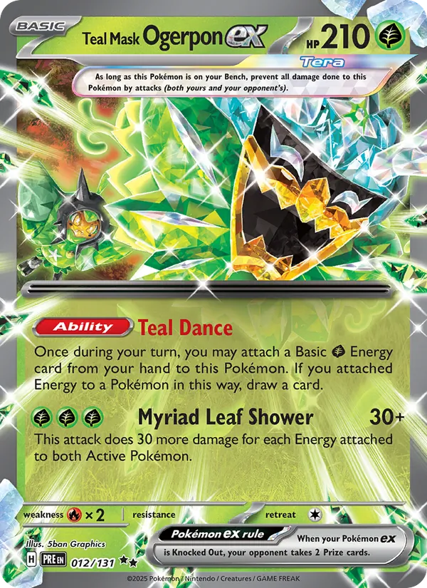 Teal Mask Ogerpon ex (Prismatic Evolutions #012/131)