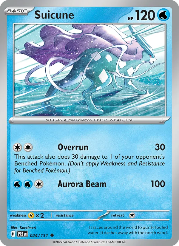 Suicune (Prismatic Evolutions #024/131)