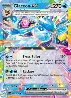 Glaceon ex (Prismatic Evolutions #026/131)