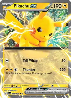 Pikachu ex (Prismatic Evolutions #028/131)