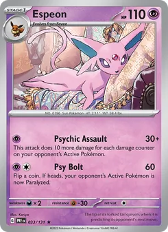 Espeon (Prismatic Evolutions #033/131)