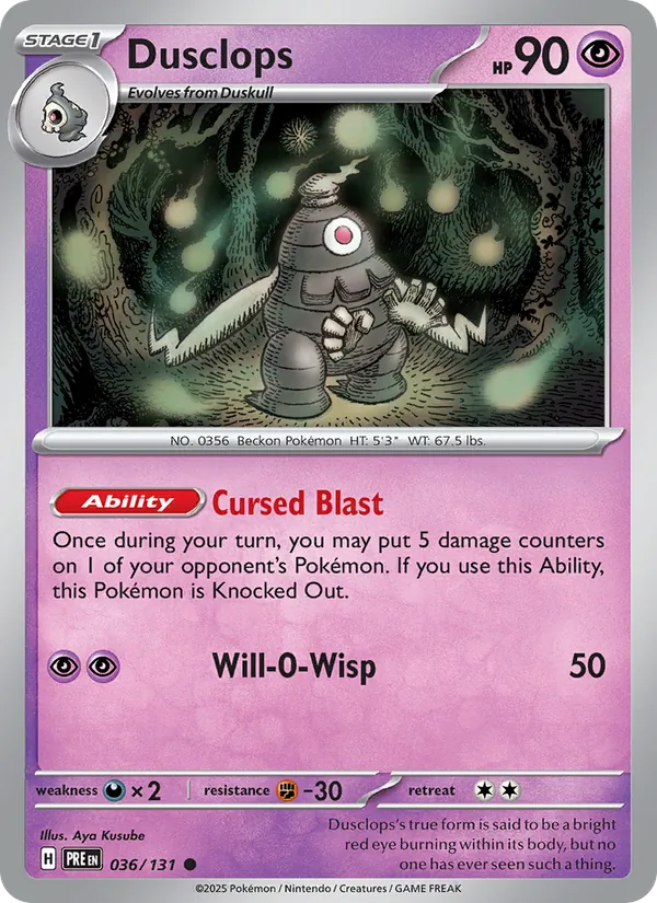 Dusclops (Prismatic Evolutions #036/131)