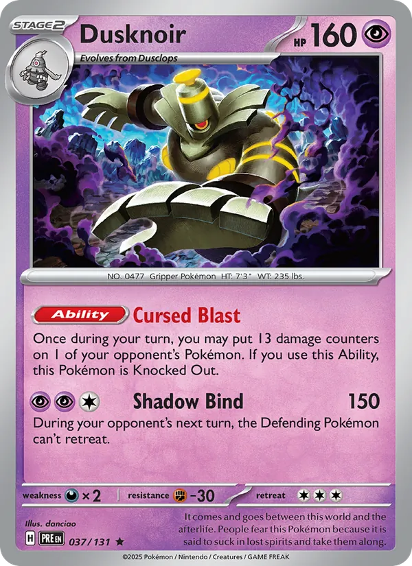 Dusknoir (Prismatic Evolutions #037/131)