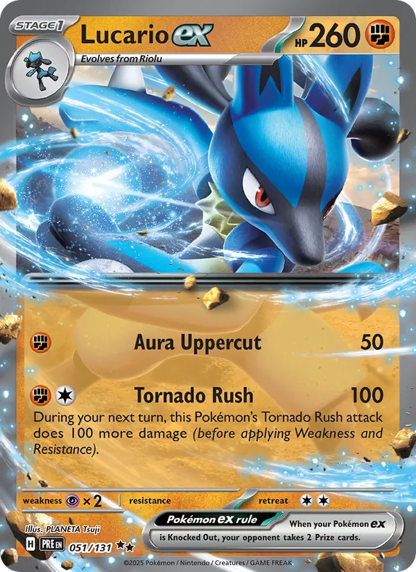 Lucario ex (Prismatic Evolutions #051/131)
