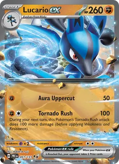 Lucario ex (Prismatic Evolutions #051/131)
