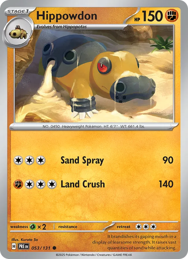 Hippowdon (Prismatic Evolutions #053/131)