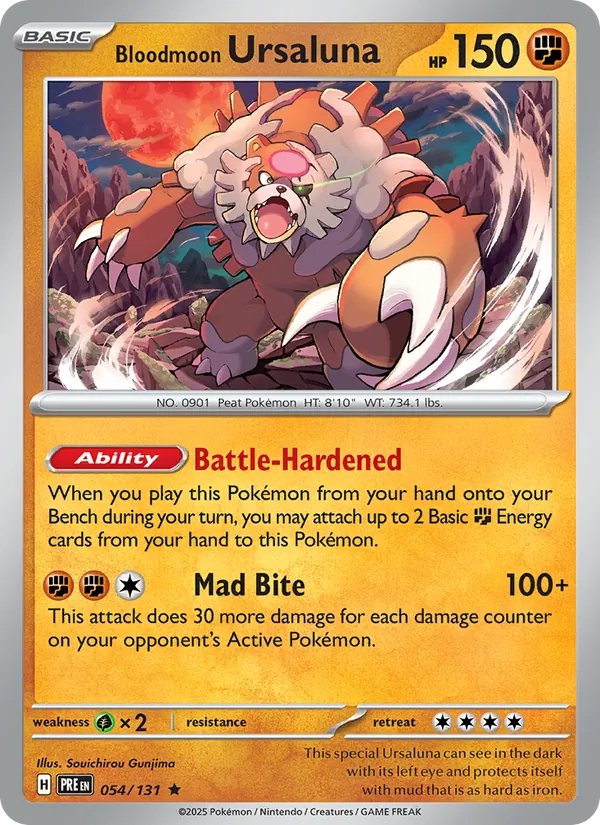Bloodmoon Ursaluna (Prismatic Evolutions #054/131)