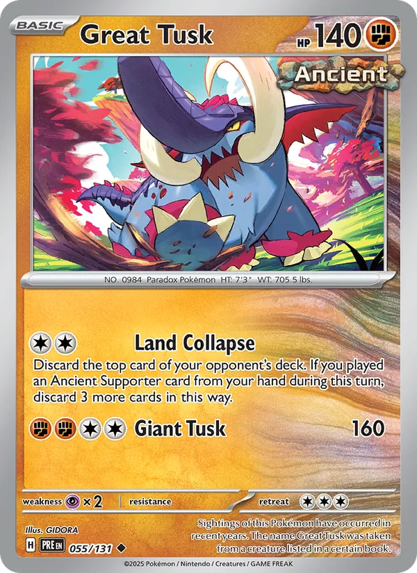 Great Tusk (Prismatic Evolutions #055/131)