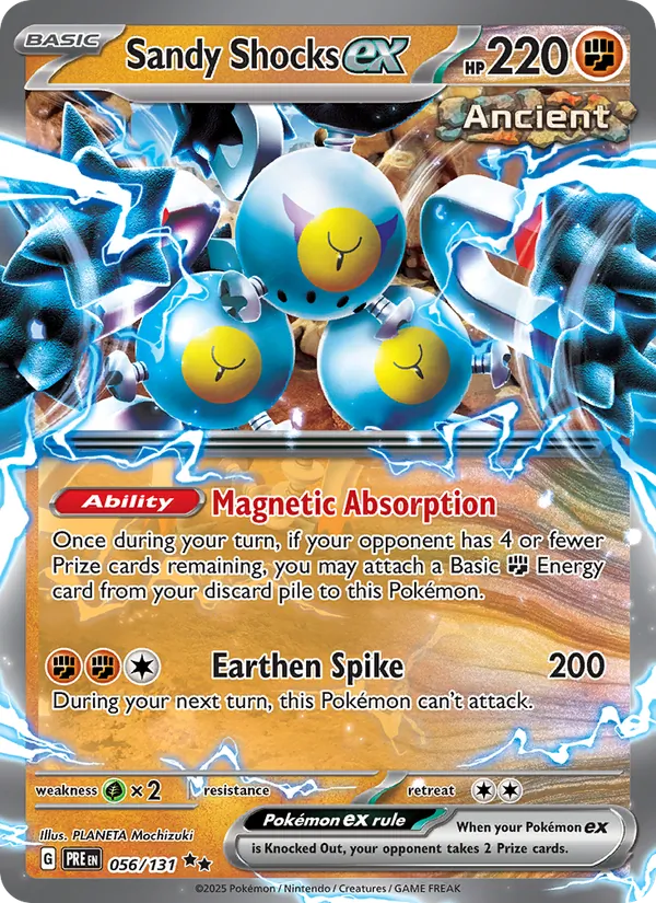 Sandy Shocks ex (Prismatic Evolutions #056/131)