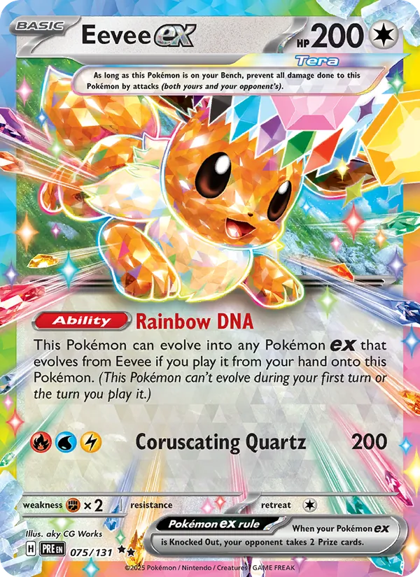 Eevee ex (Prismatic Evolutions #075/131)