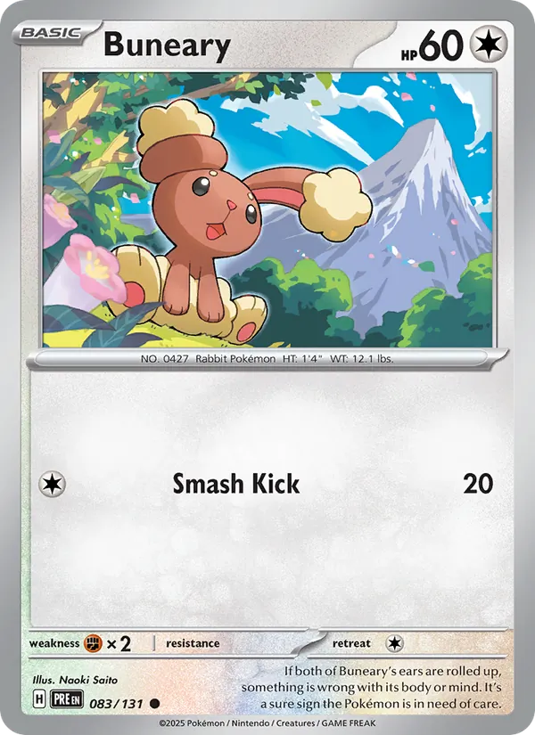 Buneary (Prismatic Evolutions #083/131)