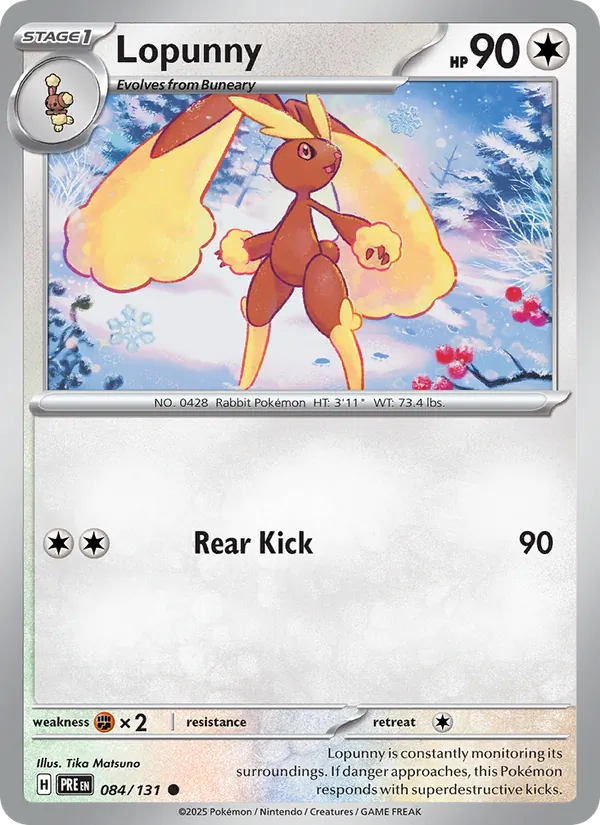 Lopunny (Prismatic Evolutions #084/131)