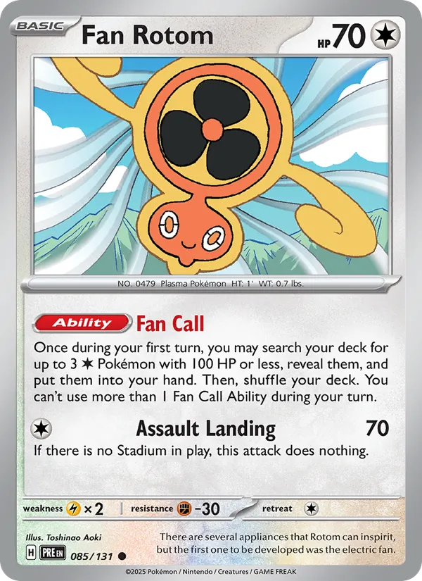 Fan Rotom (Prismatic Evolutions #085/131)