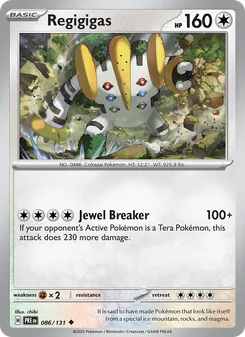 Regigigas (Prismatic Evolutions #086/131)