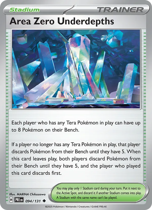 Area Zero Underdepths (Prismatic Evolutions #094/131)