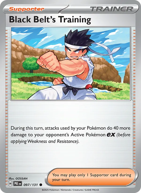 Black Belt's Training (Prismatic Evolutions #097/131)