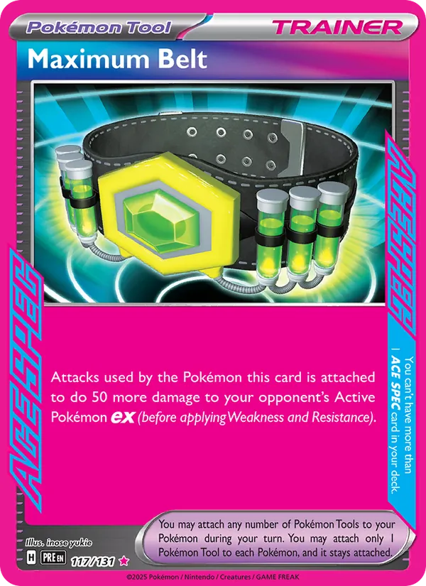 Maximum Belt (Prismatic Evolutions #117/131)