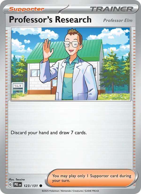 Professor's Research (Prismatic Evolutions #123/131)