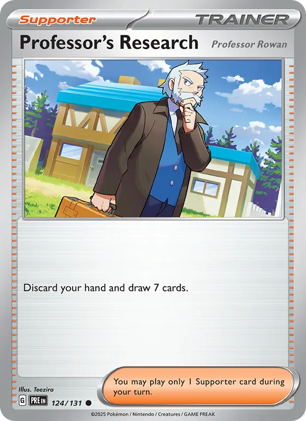 Professor's Research (Prismatic Evolutions #124/131)