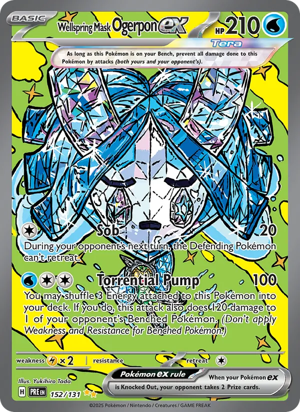 Wellspring Mask Ogerpon ex (Prismatic Evolutions #152/131)