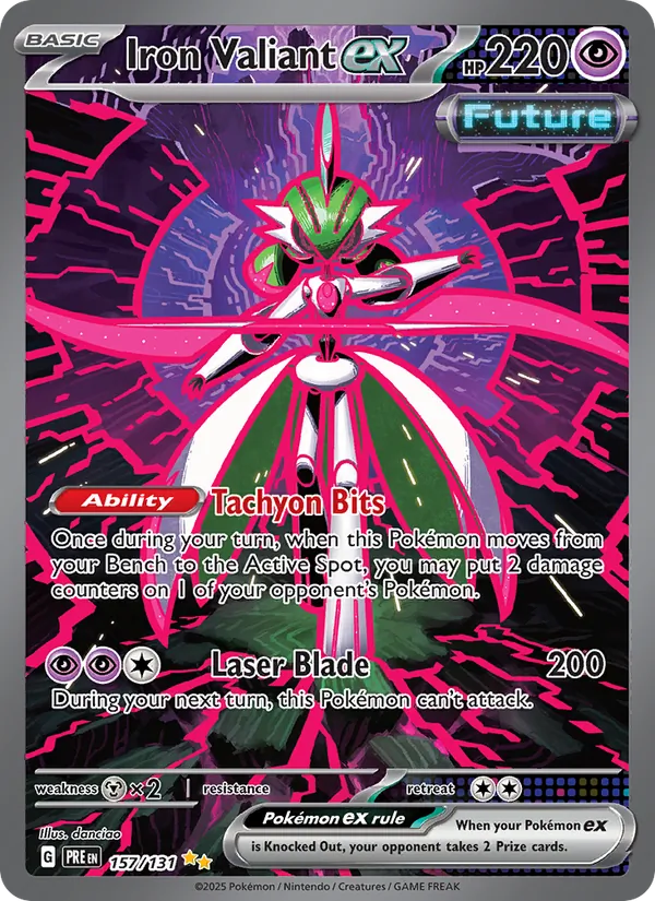 Iron Valiant ex (Prismatic Evolutions #157/131)