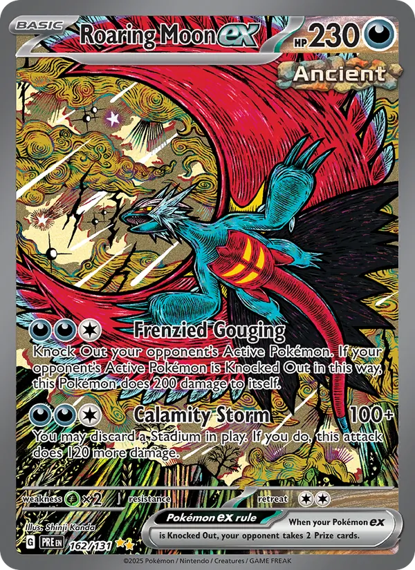 Roaring Moon ex (Prismatic Evolutions #162/131)