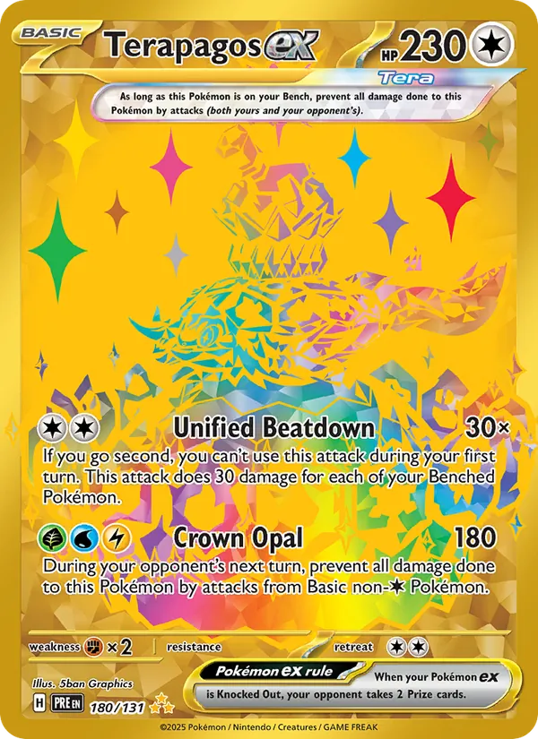 Terapagos ex (Prismatic Evolutions #180/131)
