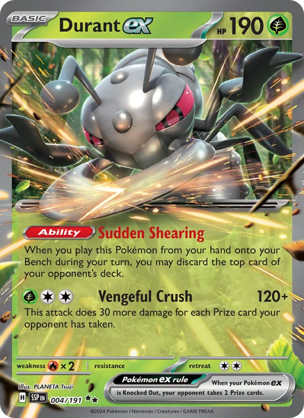 Durant ex (Surging Sparks #004/191)