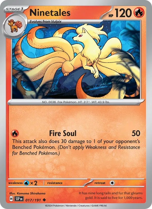 Ninetales (Surging Sparks #017/191)