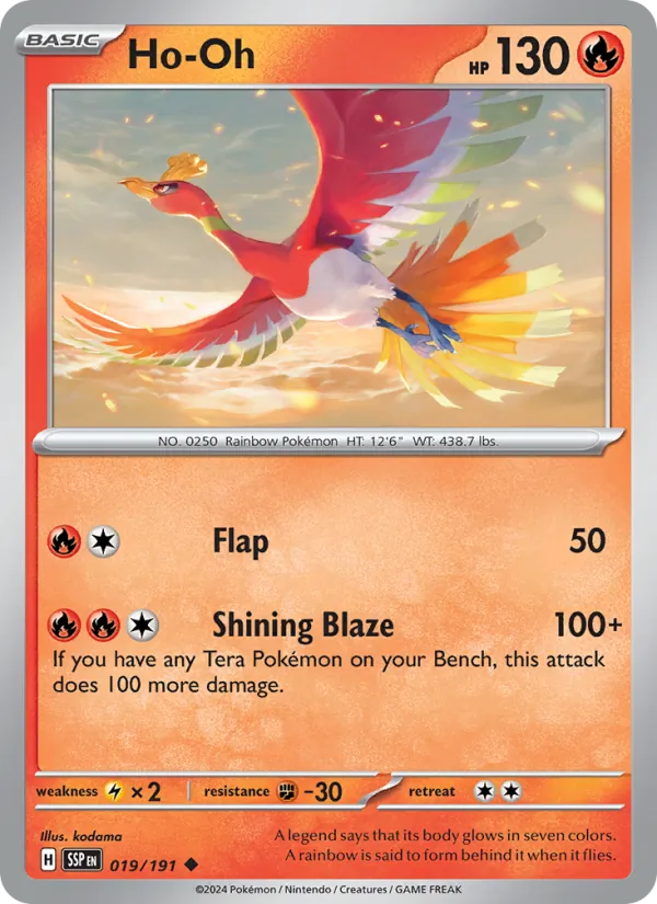 Ho-Oh (Surging Sparks #019/191)