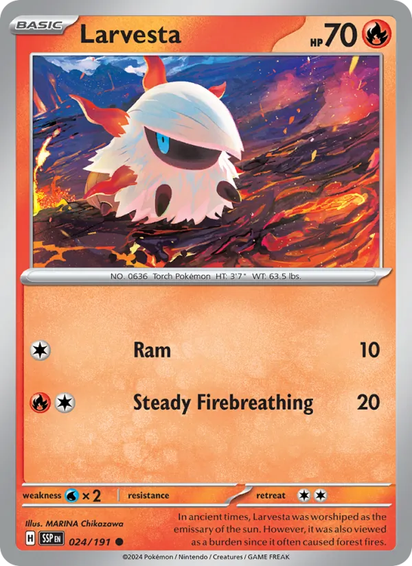 Larvesta (Surging Sparks #024/191)