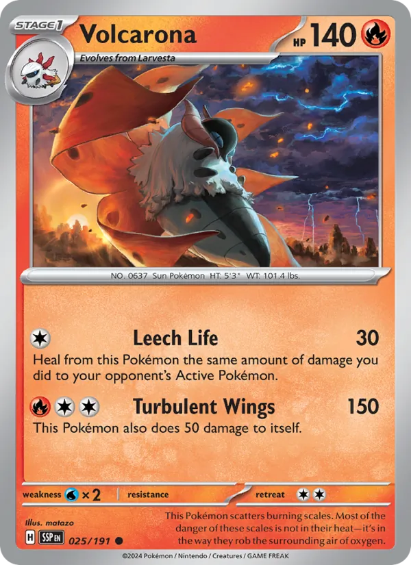 Volcarona (Surging Sparks #025/191)