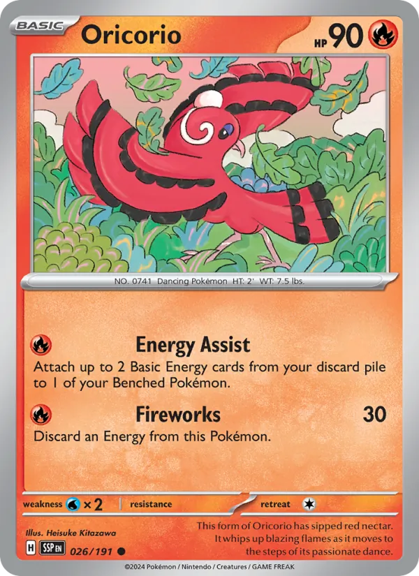 Oricorio (Surging Sparks #026/191)