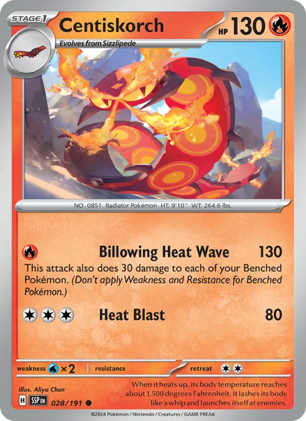 Centiskorch (Surging Sparks #028/191)