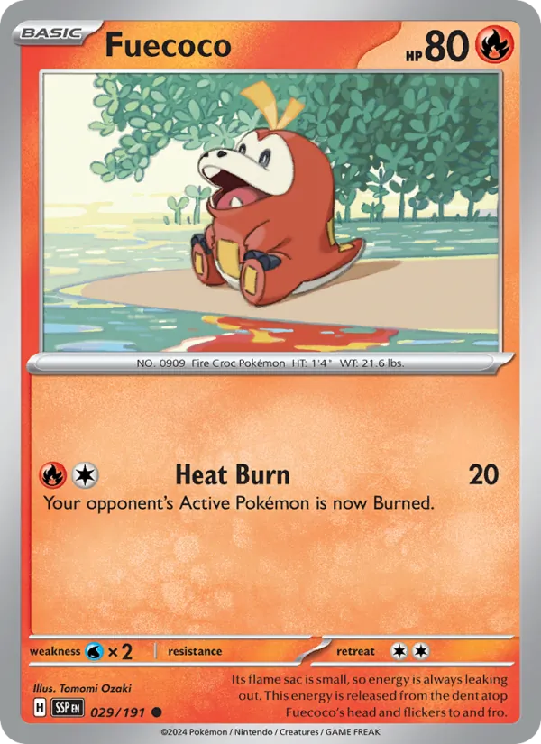 Fuecoco (Surging Sparks #029/191)