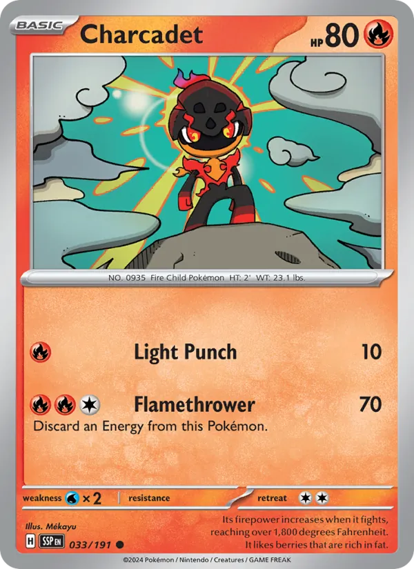 Charcadet (Surging Sparks #033/191)