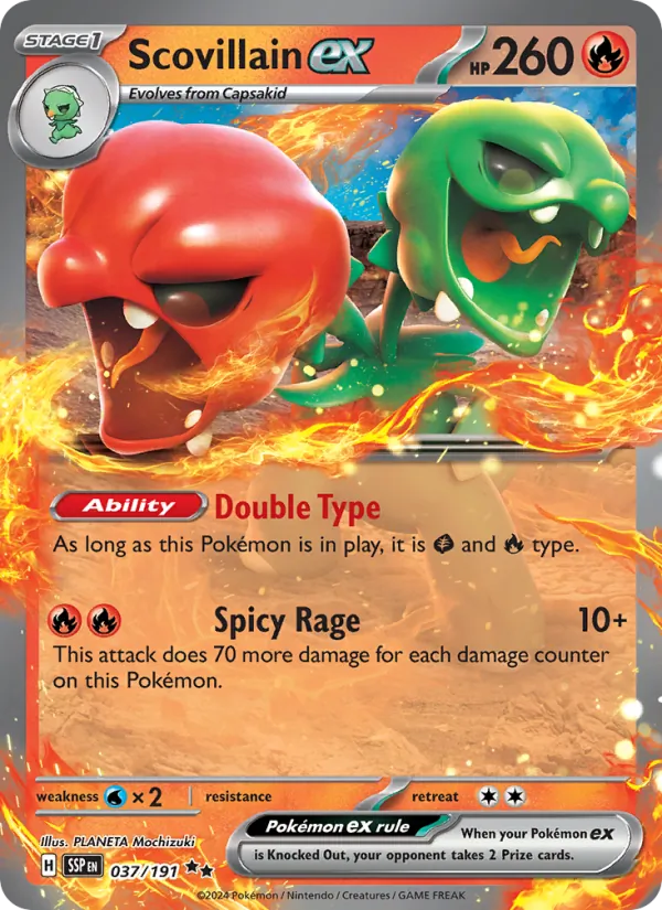 Scovillain ex (Surging Sparks #037/191)