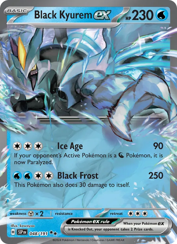 Black Kyurem ex (Surging Sparks #048/191)