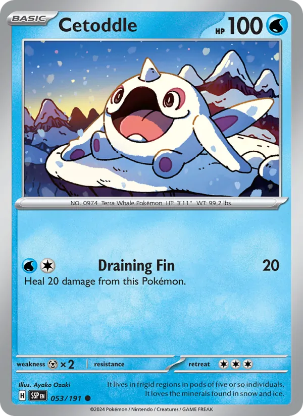 Cetoddle (Surging Sparks #053/191)