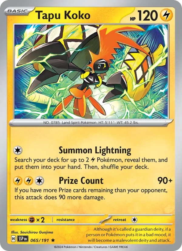 Tapu Koko (Surging Sparks #065/191)
