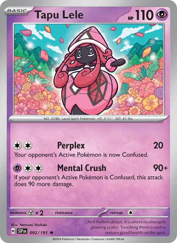 Tapu Lele (Surging Sparks #092/191)
