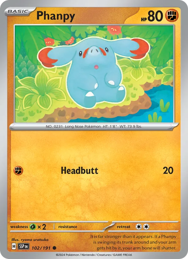 Phanpy (Surging Sparks #102/191)