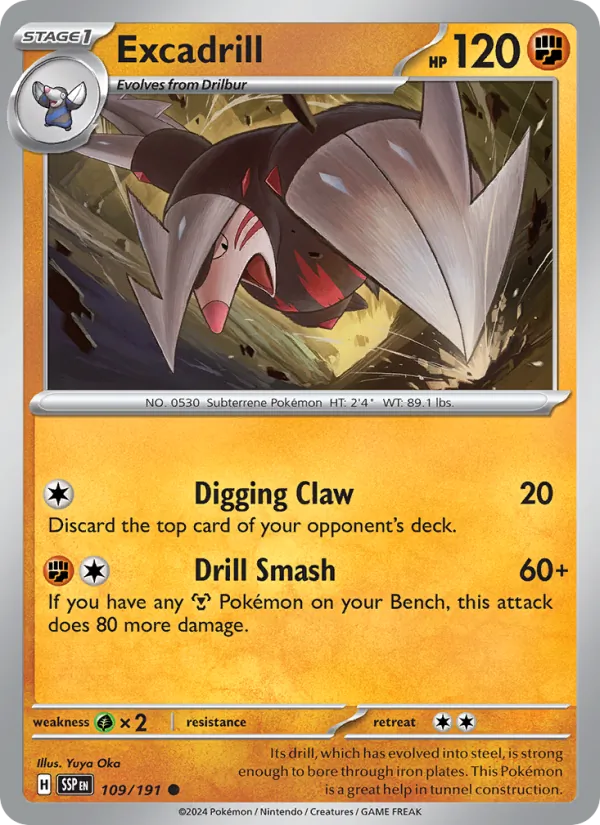 Excadrill (Surging Sparks #109/191)