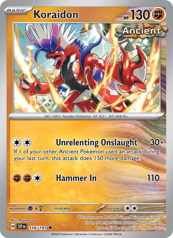 Koraidon (Surging Sparks #116/191)