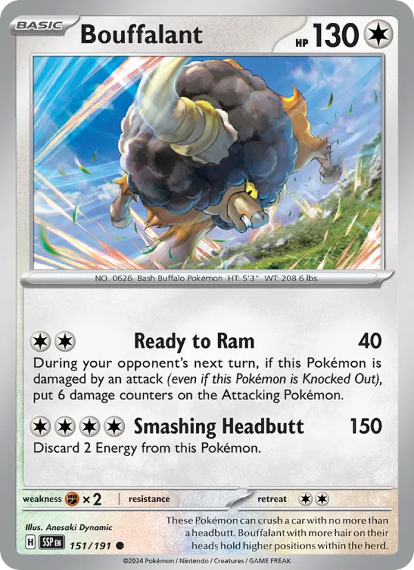 Bouffalant (Surging Sparks #151/191)